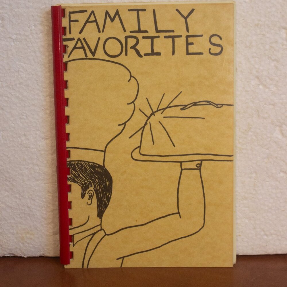 Vintage 1986 Family Favorites Cookbook – Spiral‑Bound